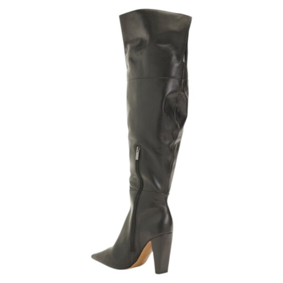 VINCE CAMUTO Made In Brazil Leather Minnada Extra Wide Calf Over The Knee Boots - Picture 2 of 2